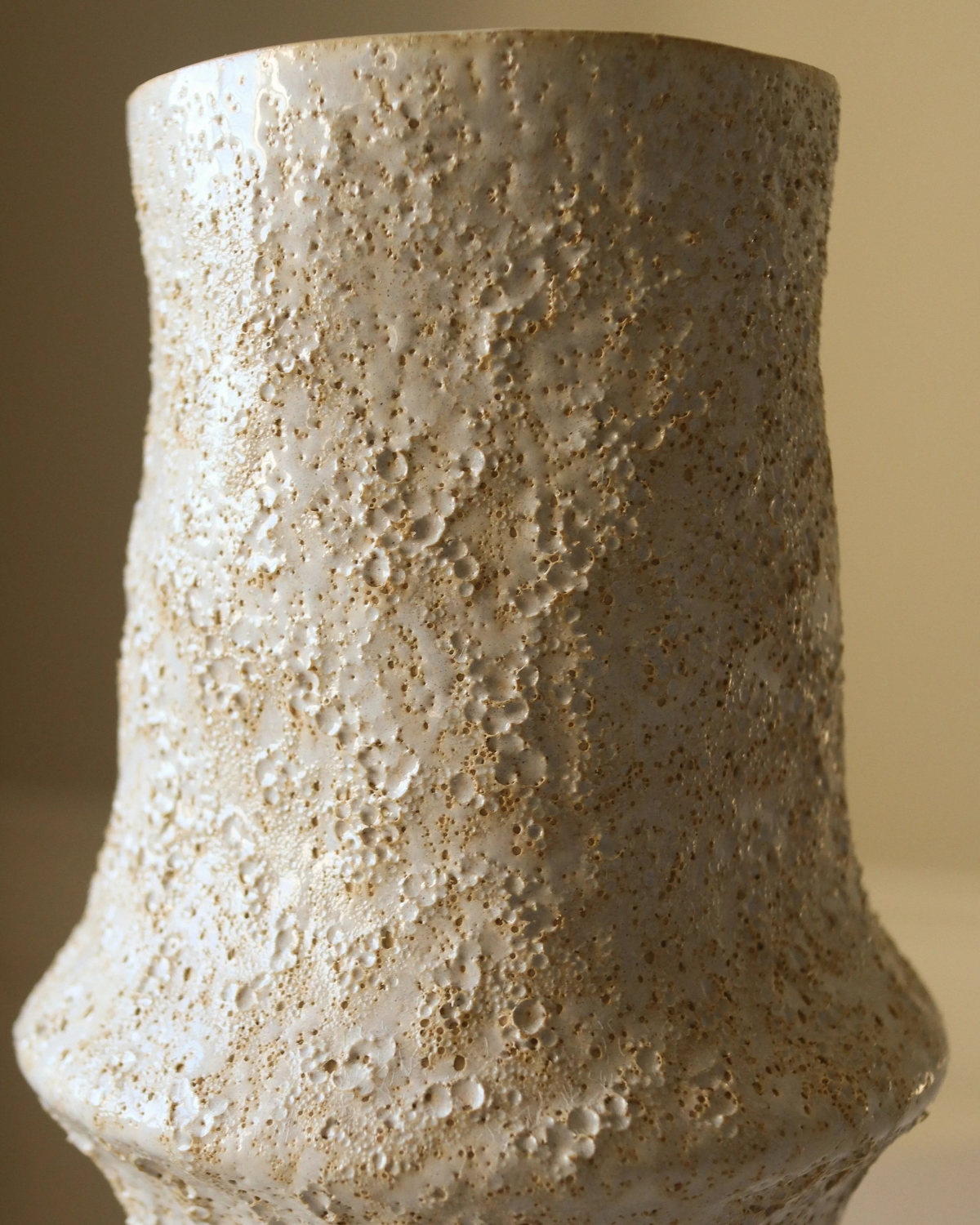 Vase Large Earth - Weiß (30,5 cm)