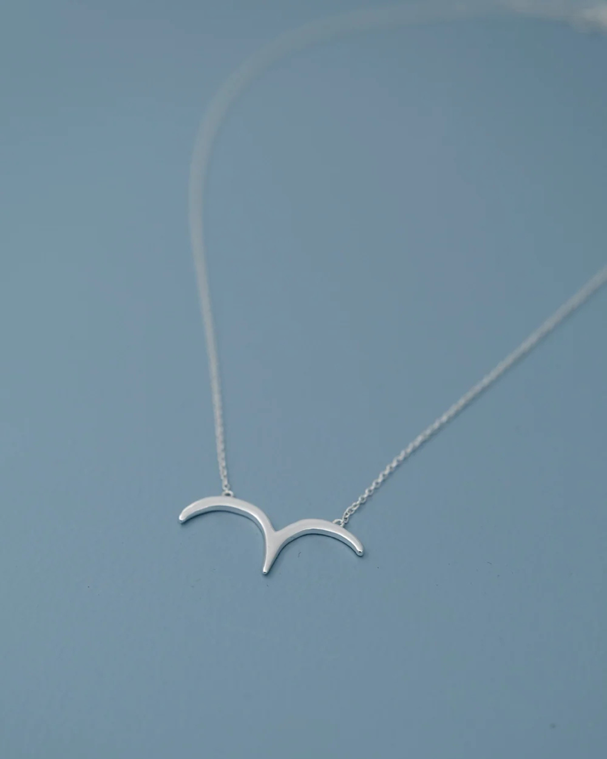 Halskette Vogel - Silber