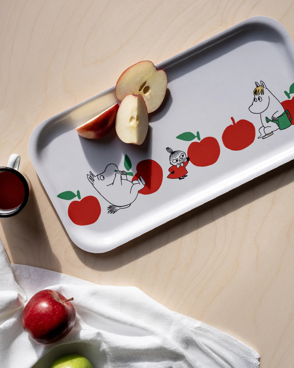 Mumin Holz-Serviertablett - Joyful Apples