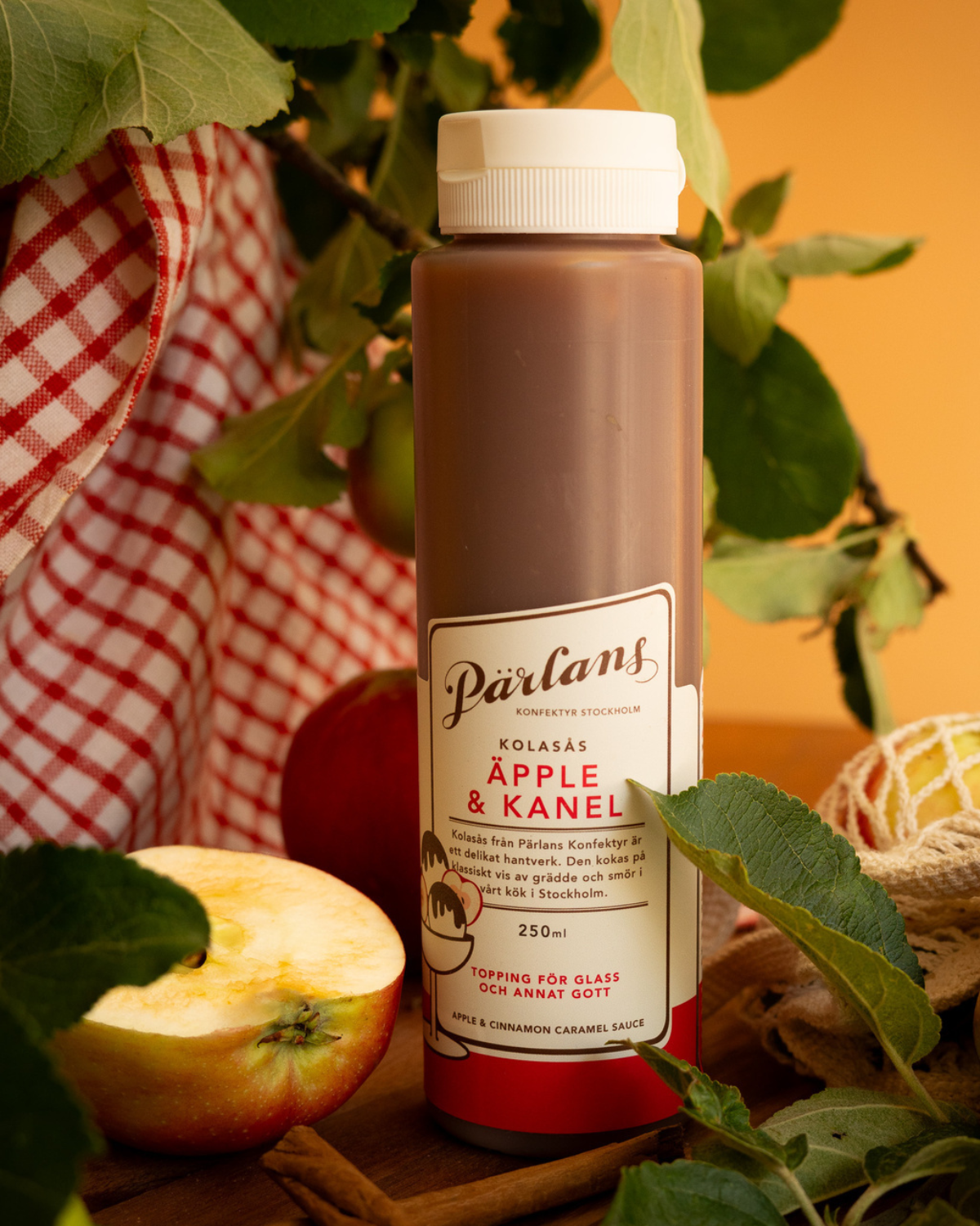 Karamellsoße Squeeze Bottle - Apfel & Zimt