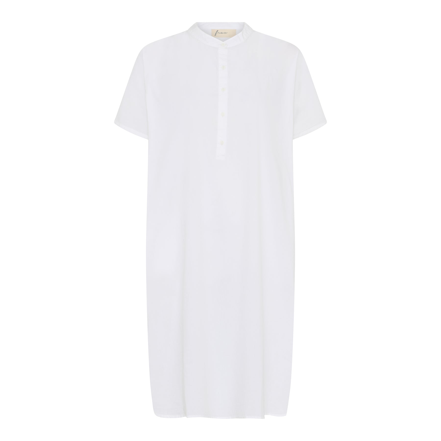 Kurzarm-Kleid Seoul - Bright White / Weiß