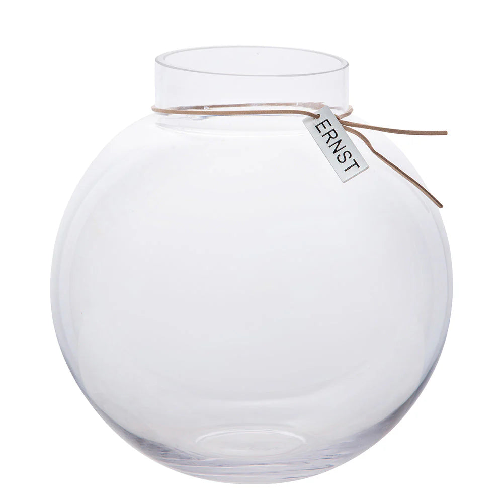 Glas-Kugelvase