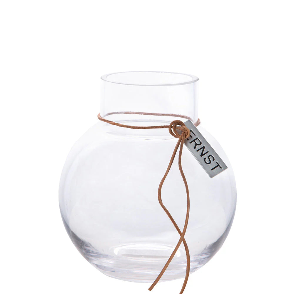 Glas-Kugelvase