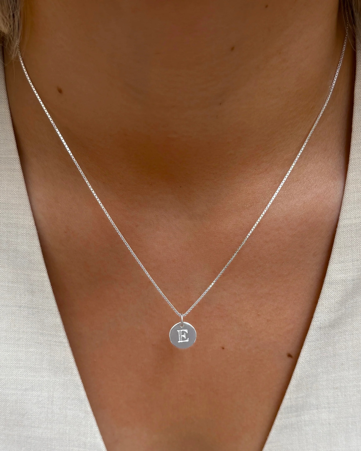 Anhänger Mini-Buchstabe - silber