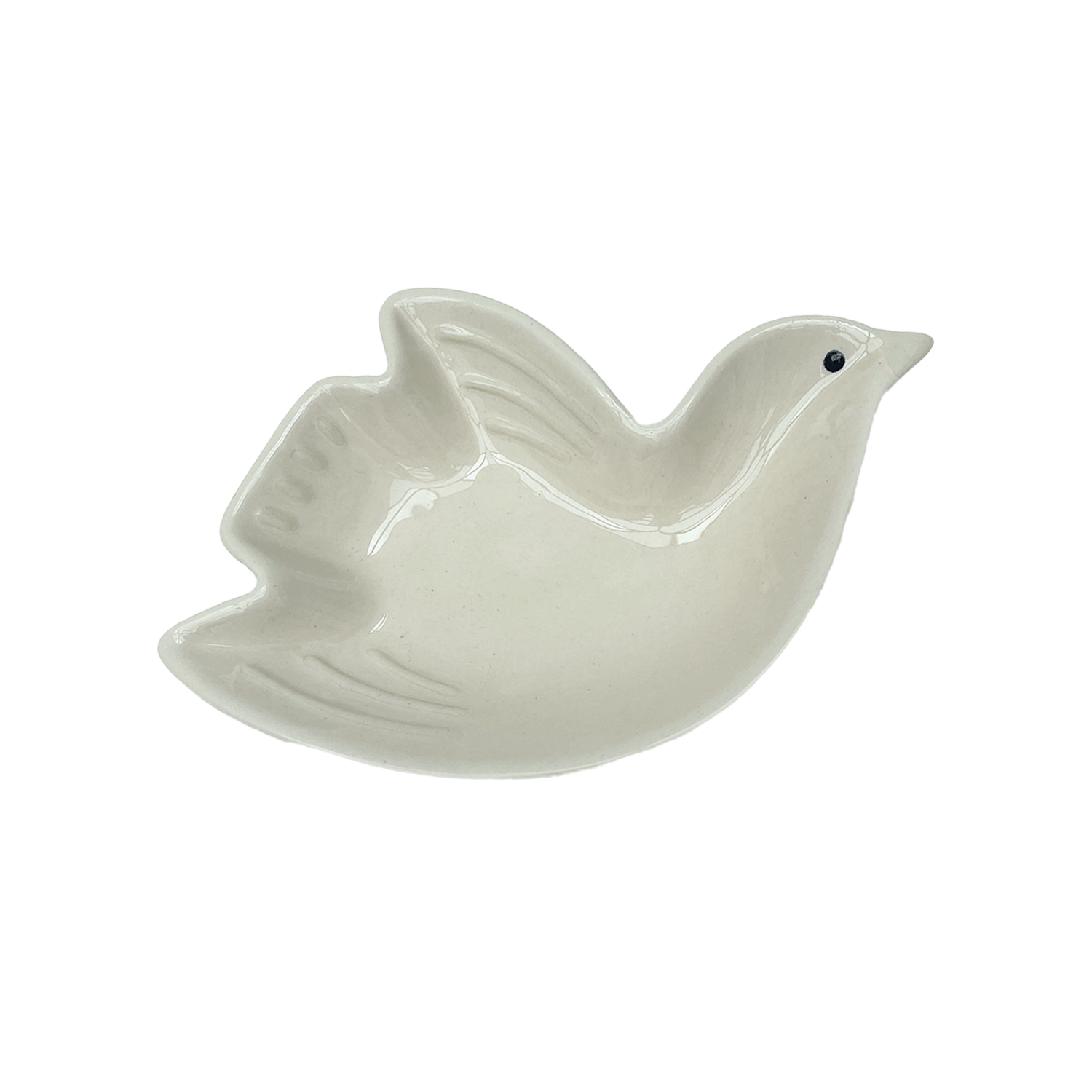 Große Schale in Vogelform - sand