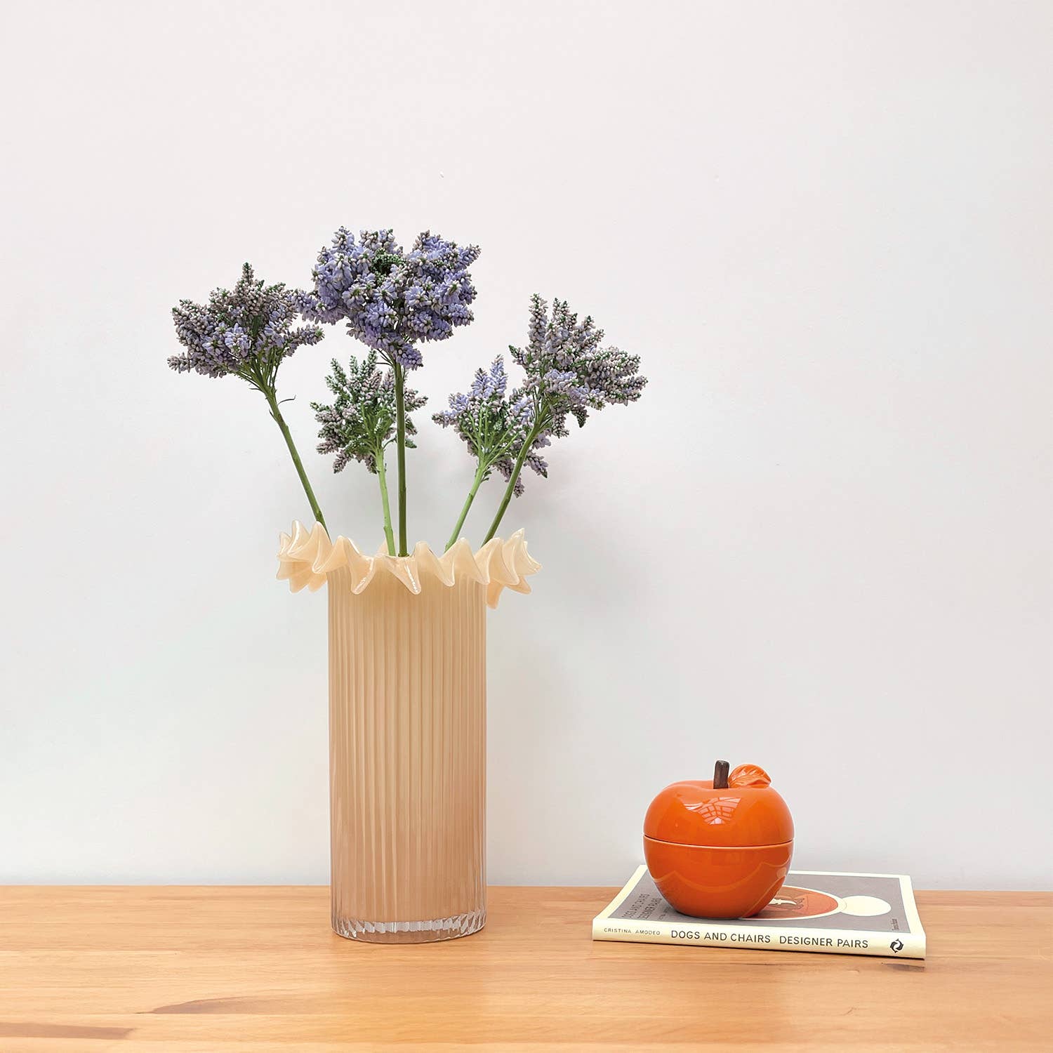 Große Vase Froufrou - champagner