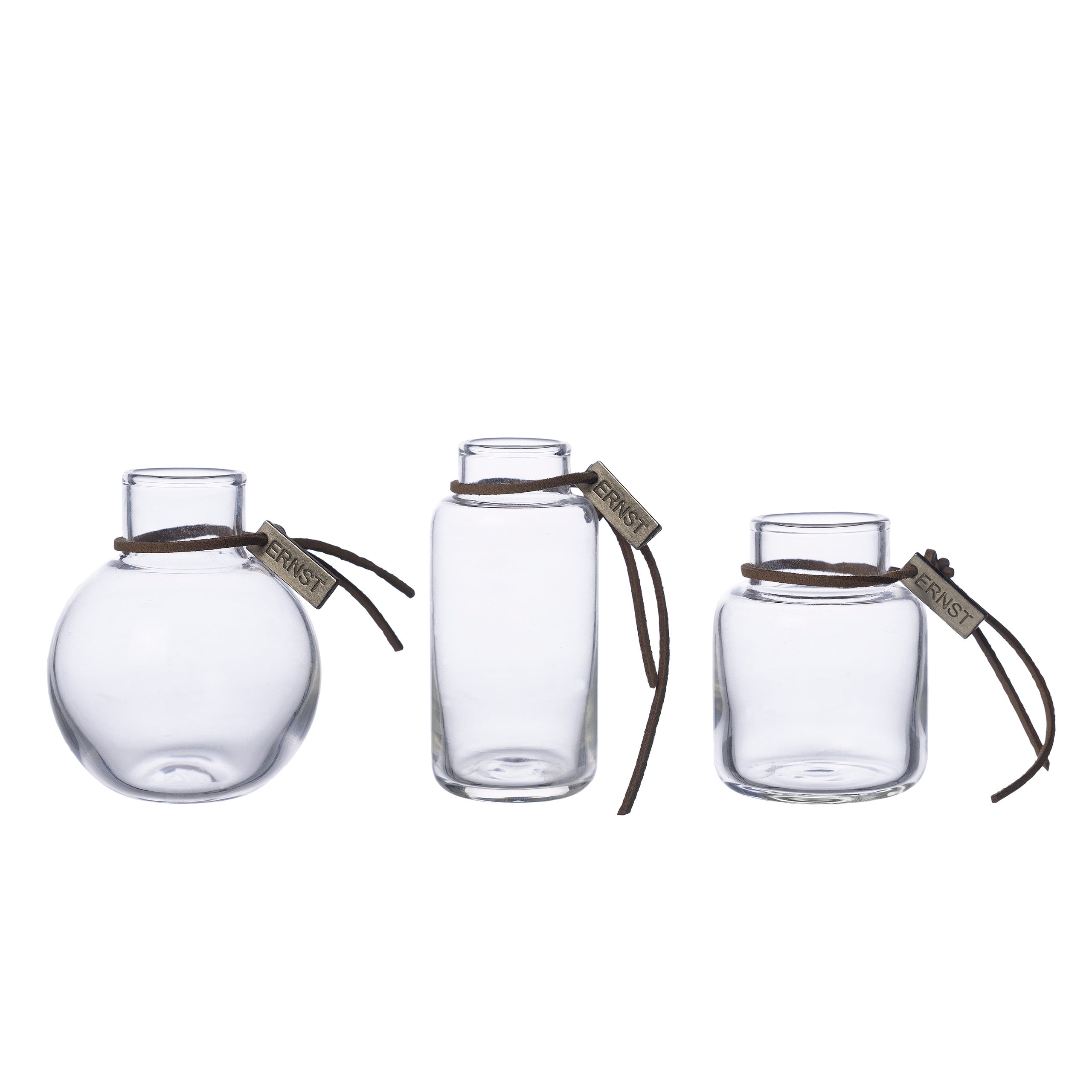 Mini Glasvasen - 3er Set