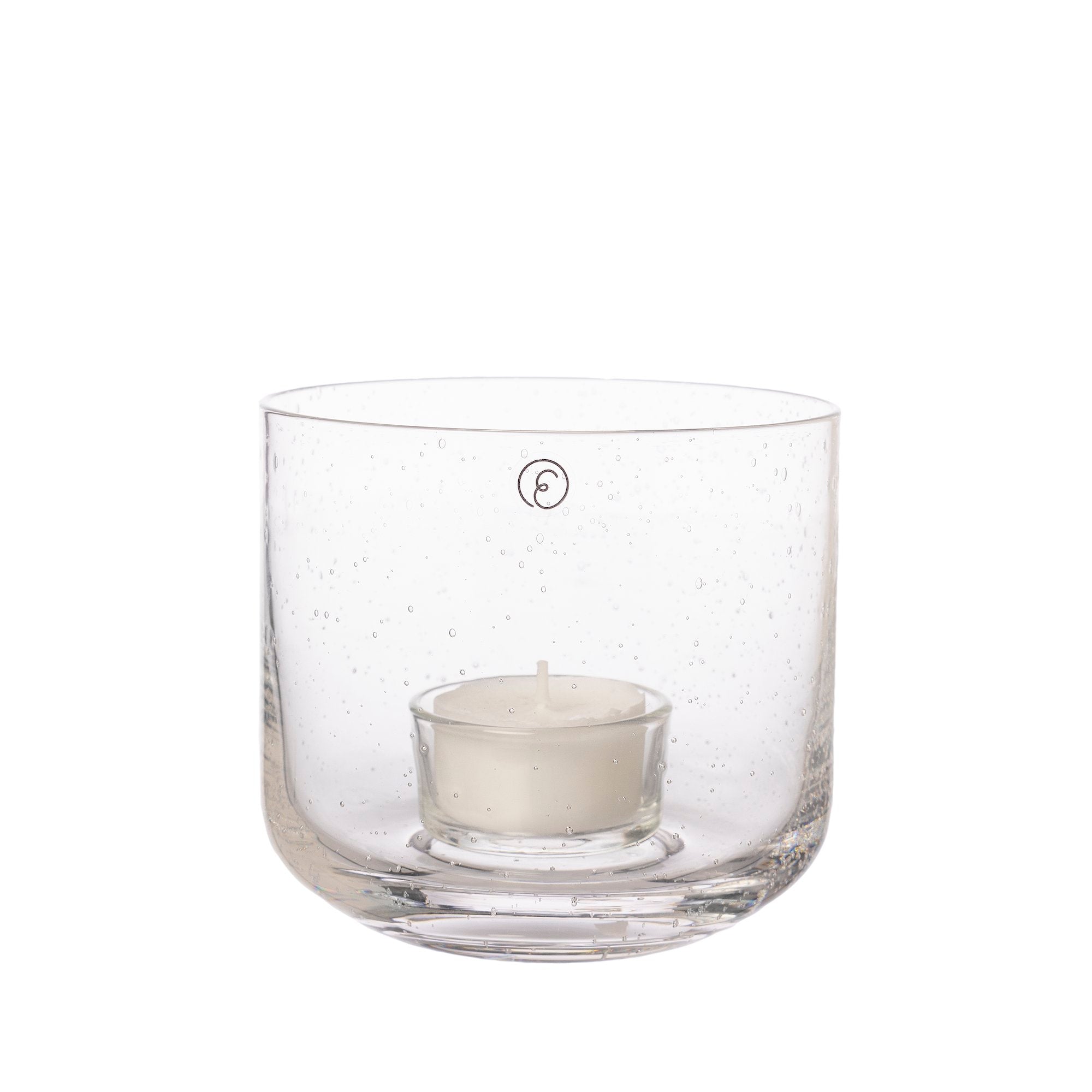 Teelichthalter aus Glas