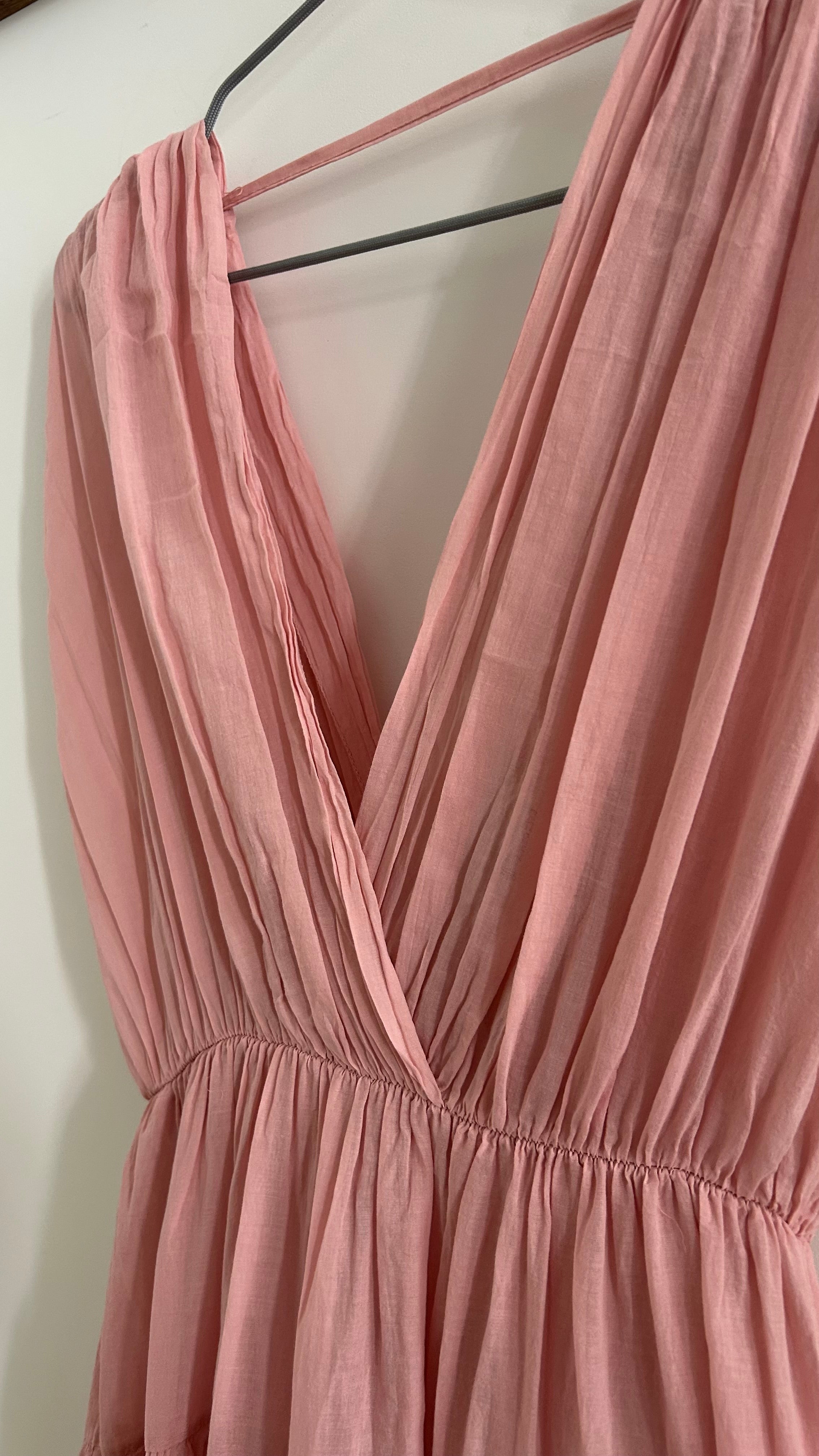 Ärmelloses Kleid - altrosa