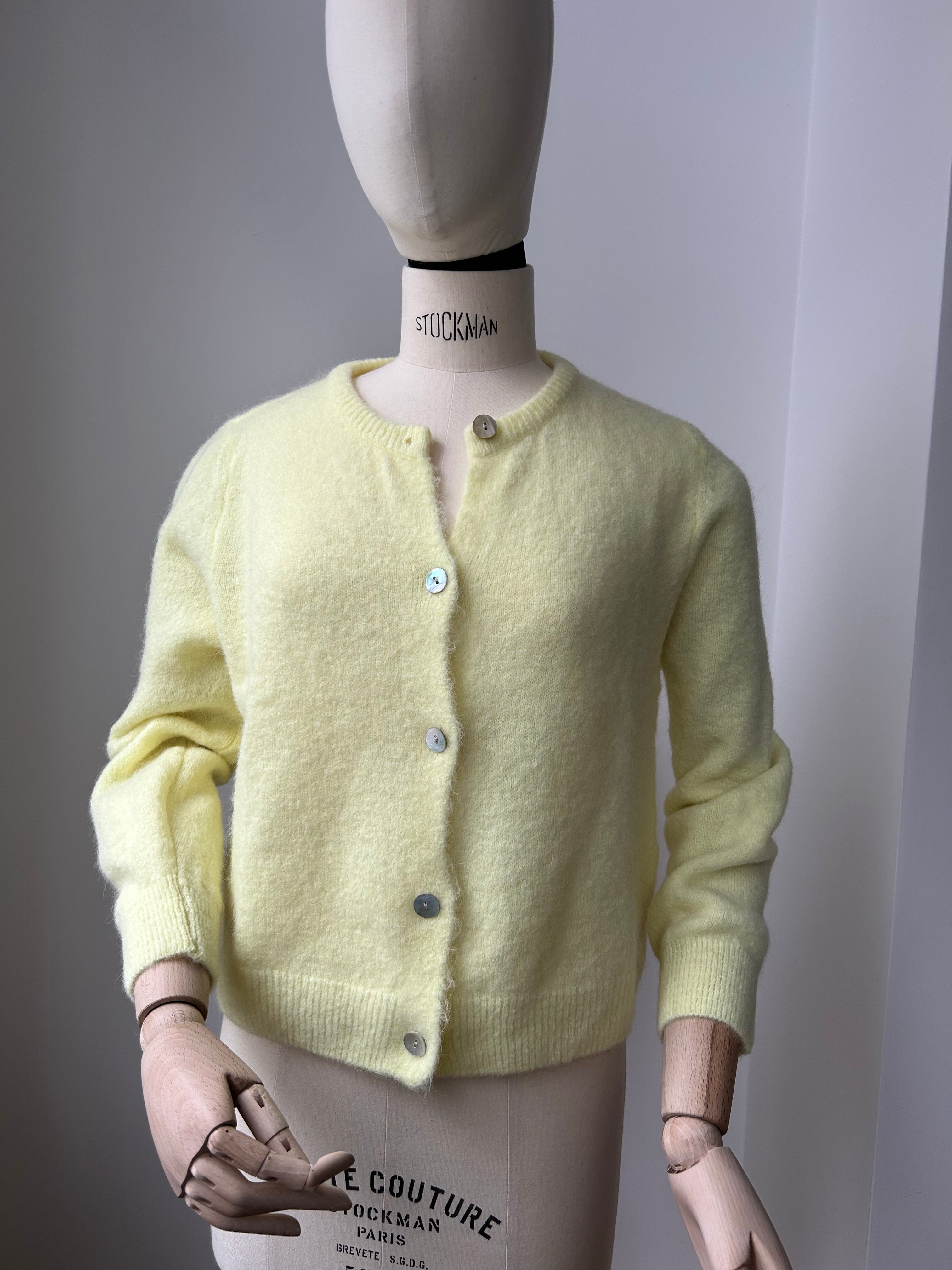 Strickjacke Cardigan - Zitronenfalter