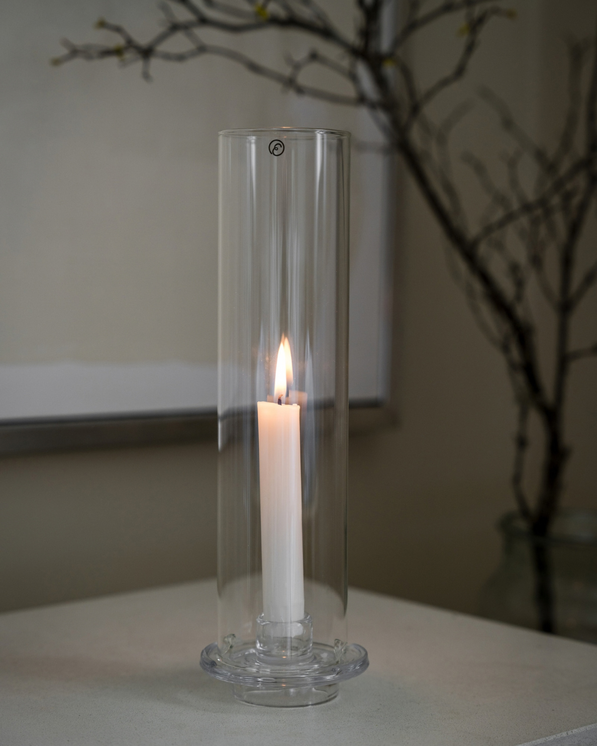 Kerzenständer für Stabkerzen - Glas