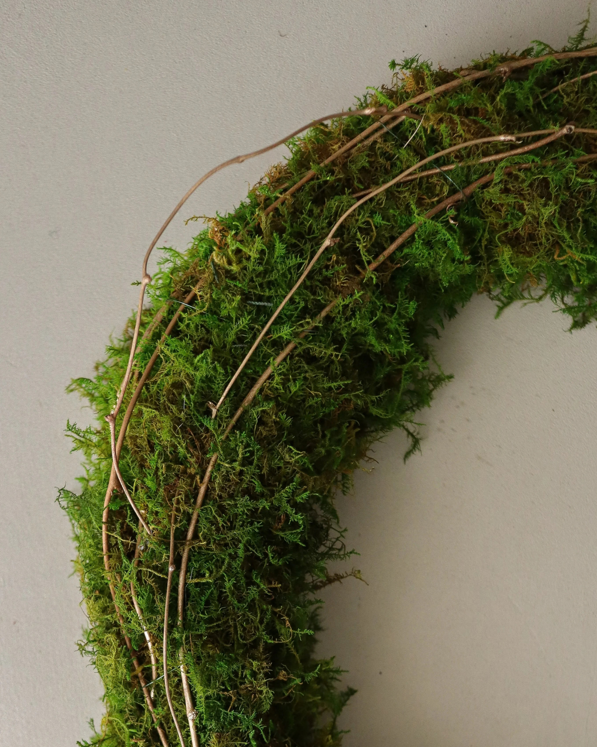 Kranz Moos - Green Halo Moss Wreath (Ø 40 cm)