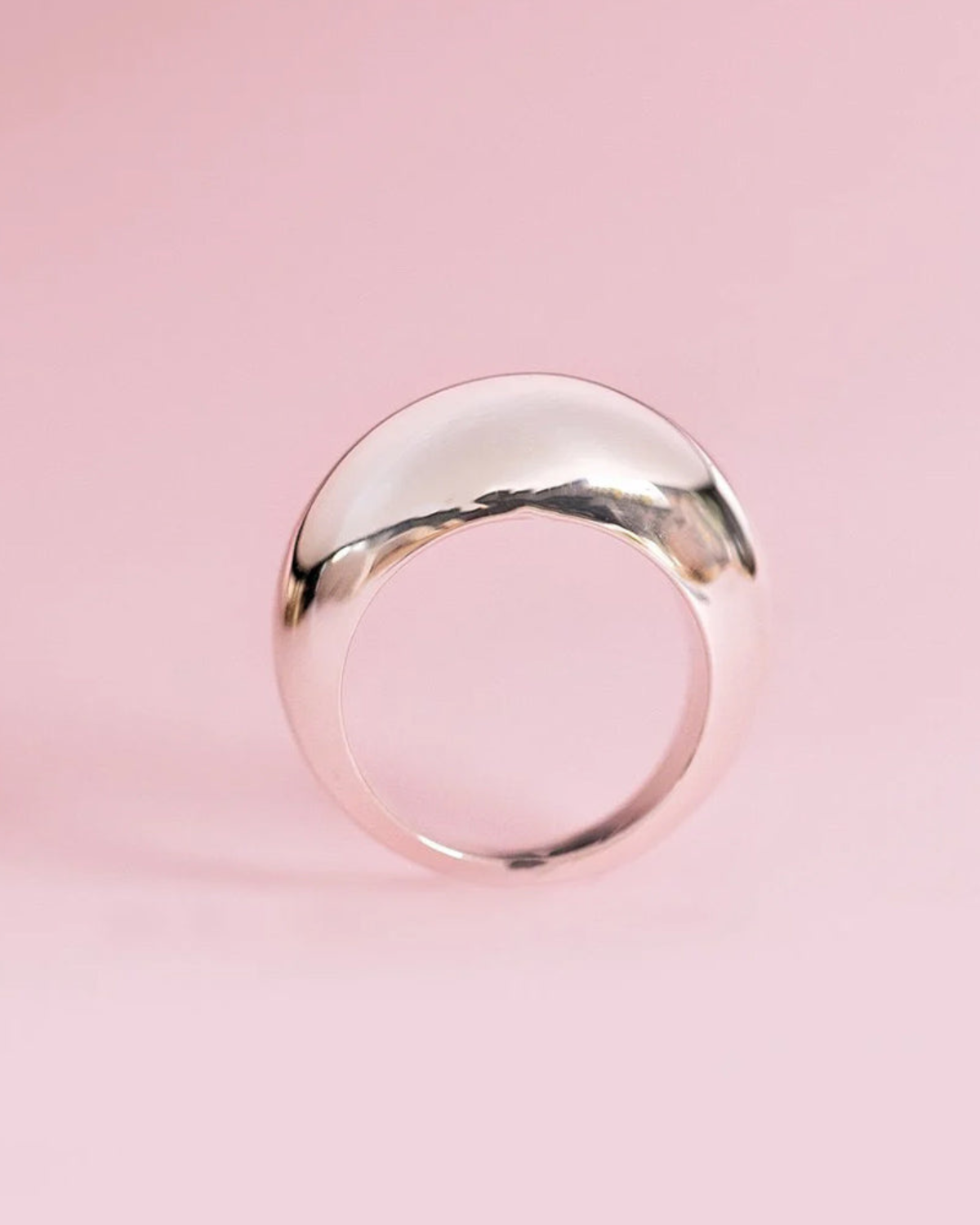 Ring Bolded Big - silber