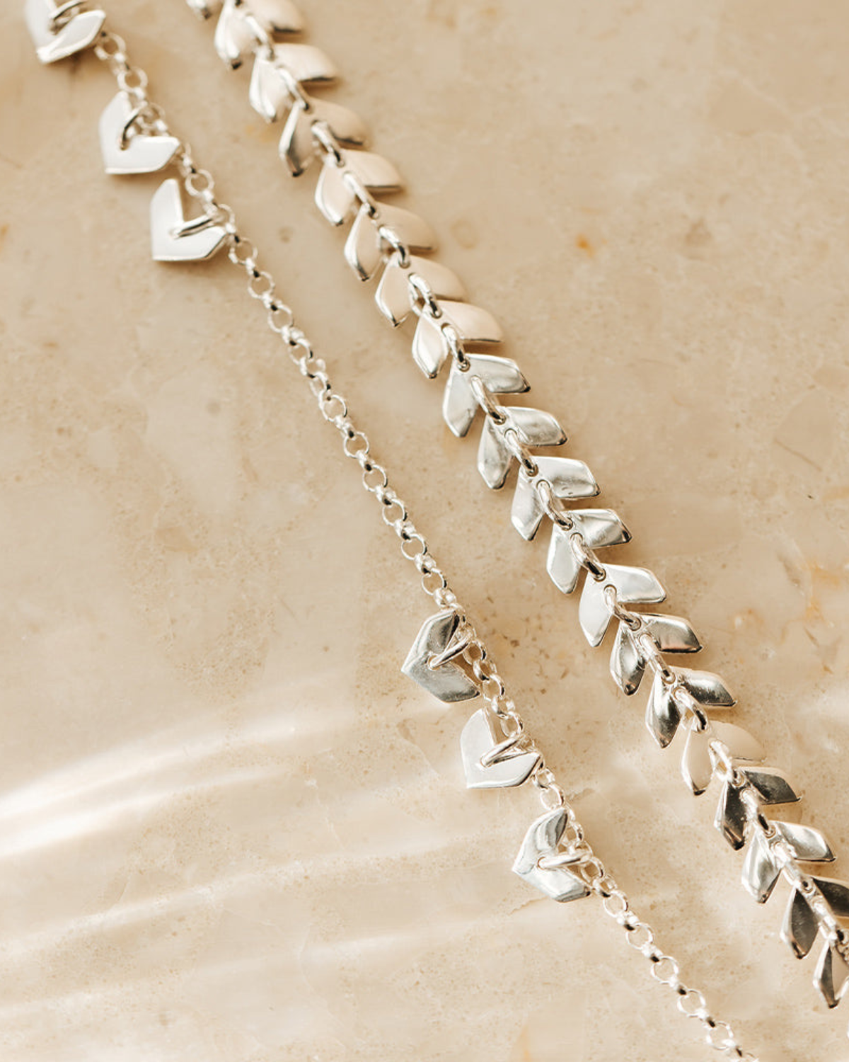 Armband Layers Olivia - silber