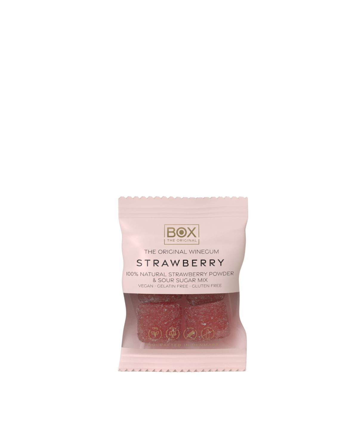 FLOW PACK Fruchtgummi - Strawberry/Erdbeere