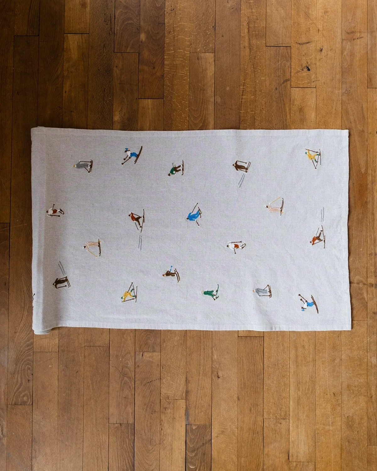 Tischläufer Skifahrer - 45 x 150 cm