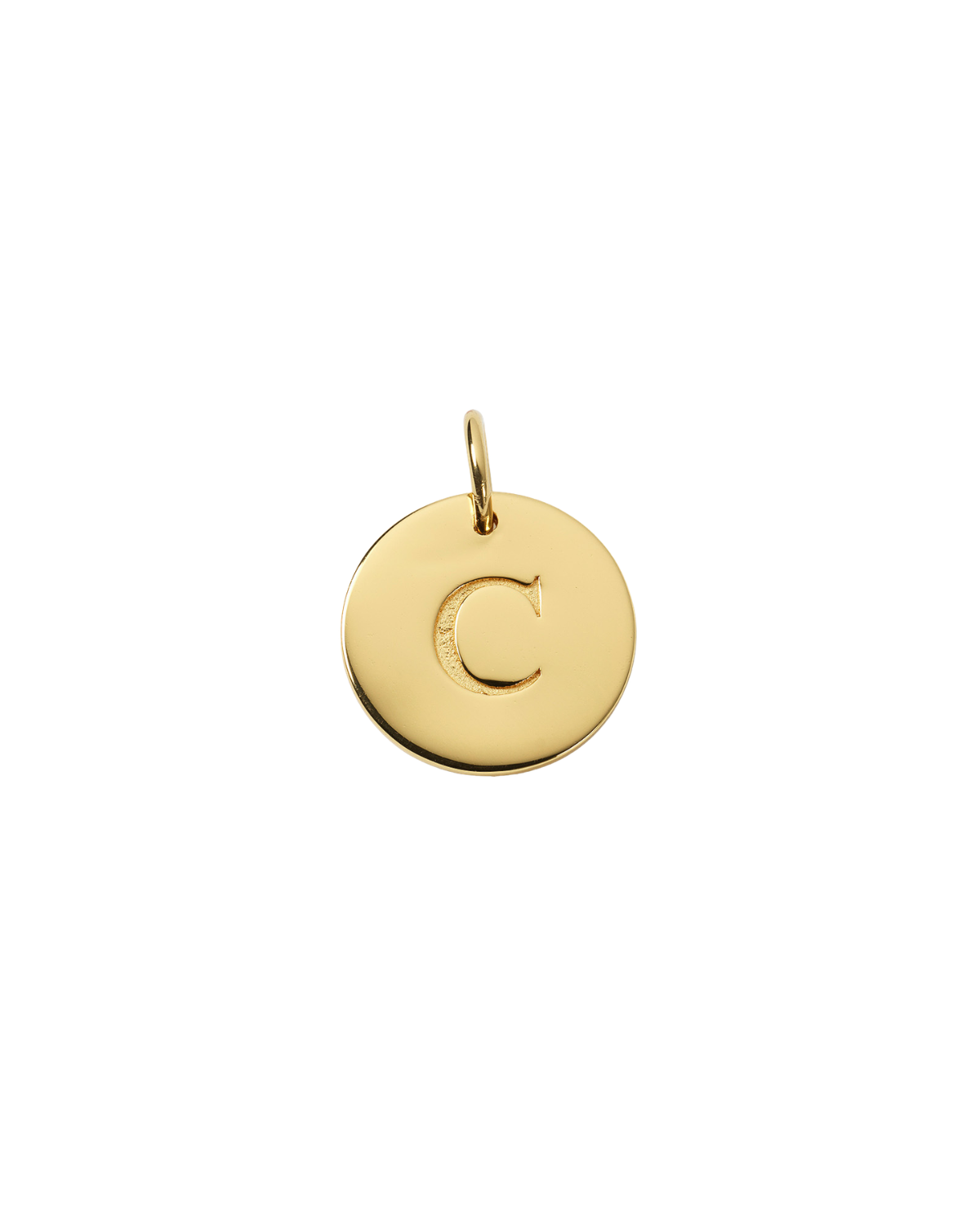 Anhänger Buchstabe (groß) - gold