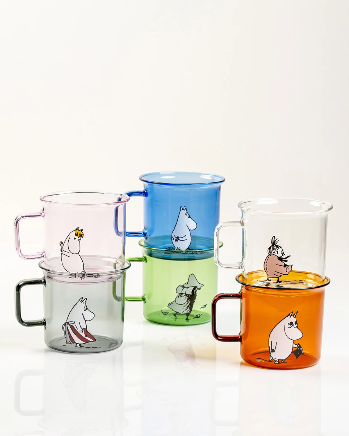 Mumin Glastasse aus Borosilikatglas - Muminmama 350 ml