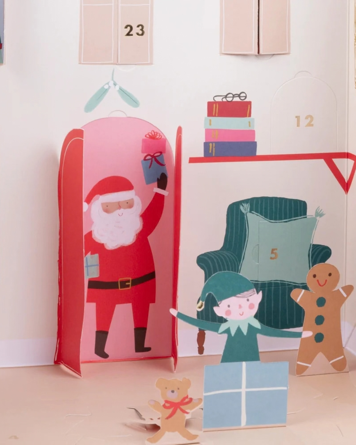 Adventskalender Santas House Pop-Up