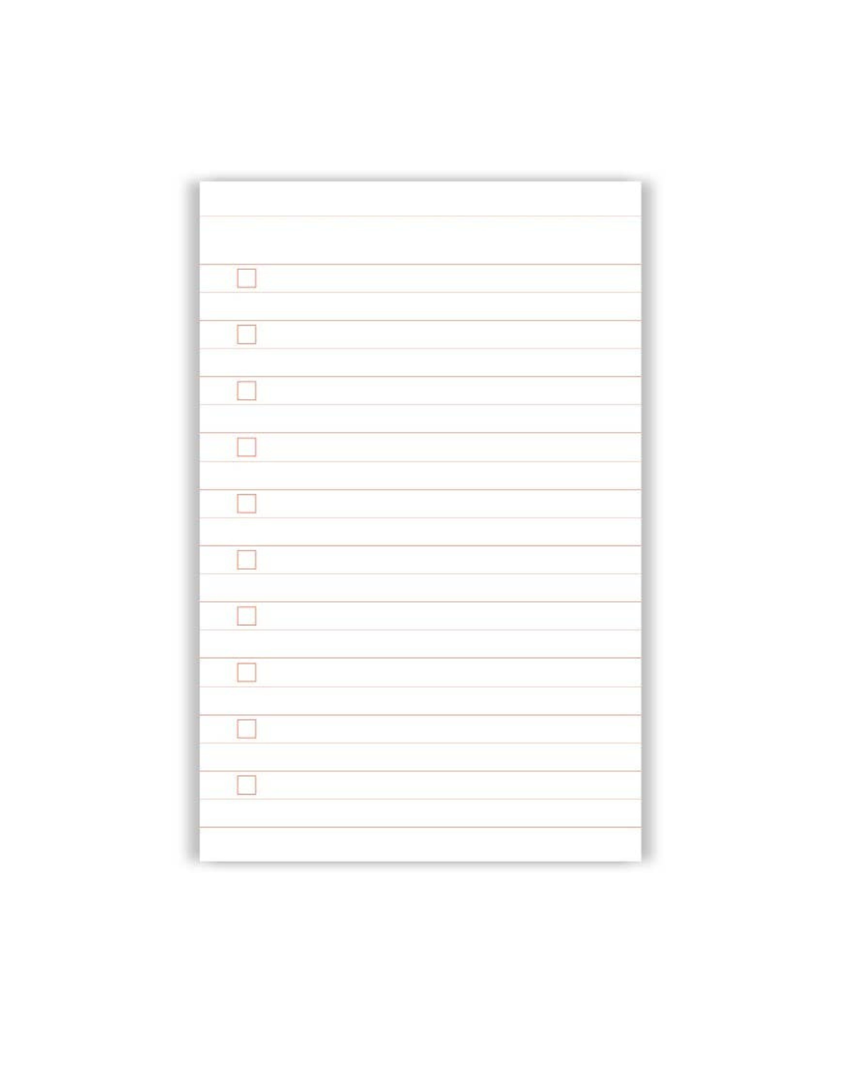 Notizblock Everyday Liste - Blau / Liniert