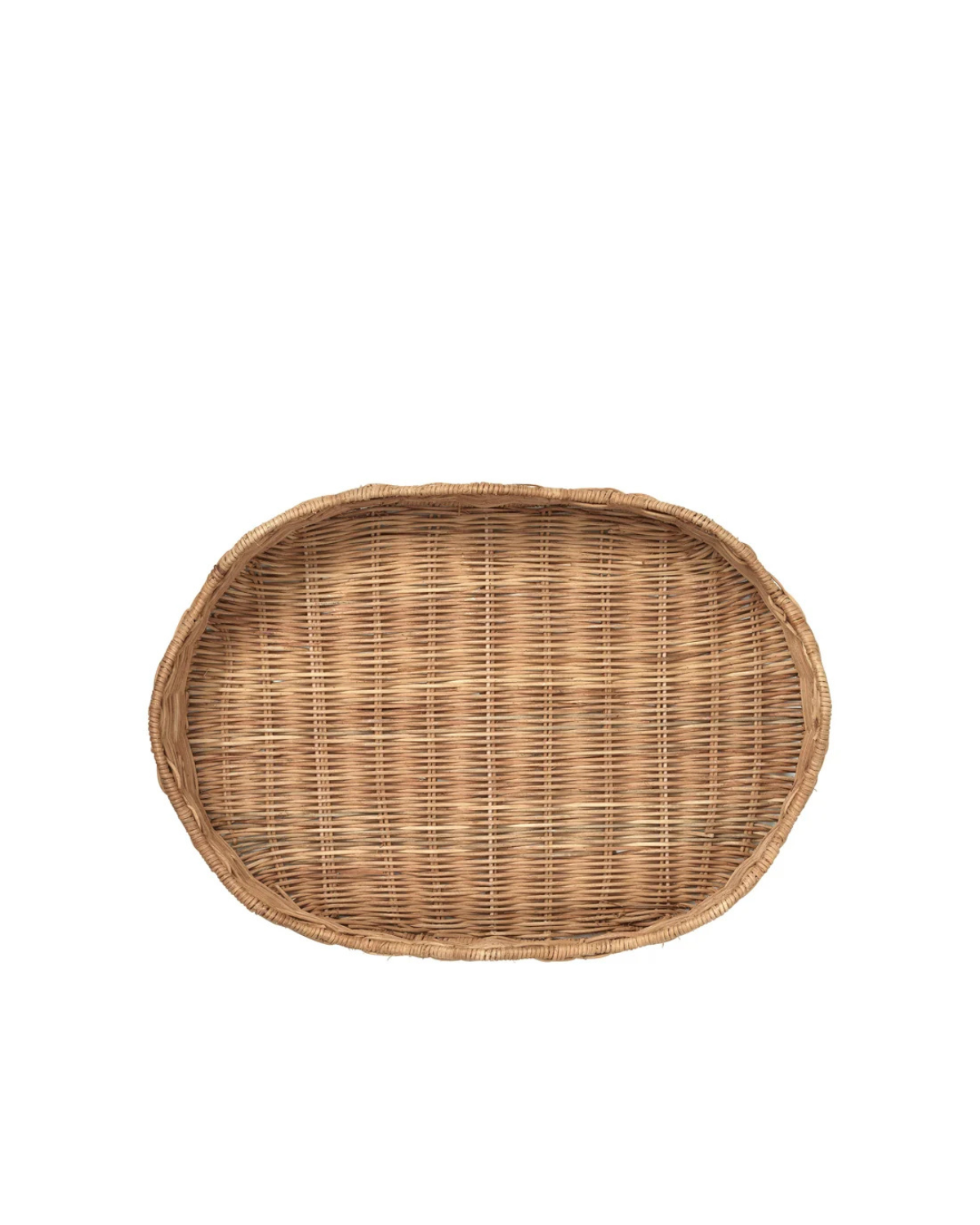 Tablett Lola - Oval mit gewelltem Rand (50x35 cm)