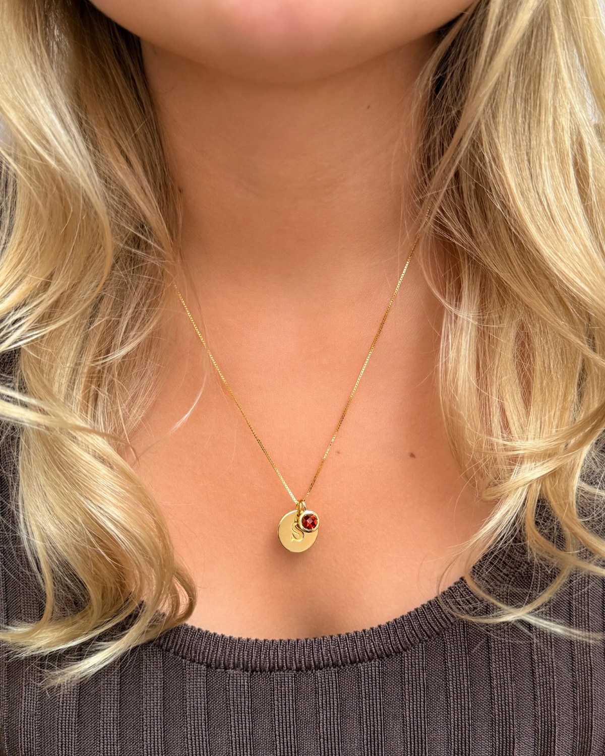 Anhänger Beloved Birthstone - gold