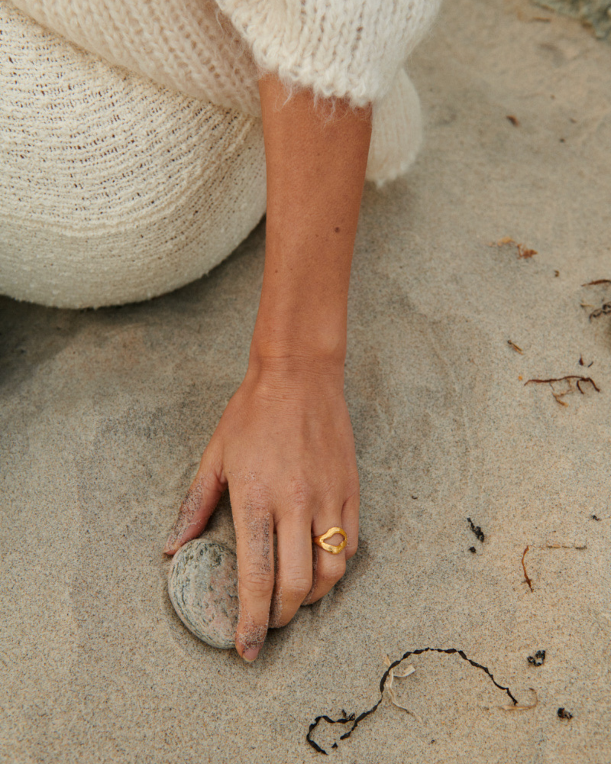 Ring Flowing Dreams - gold