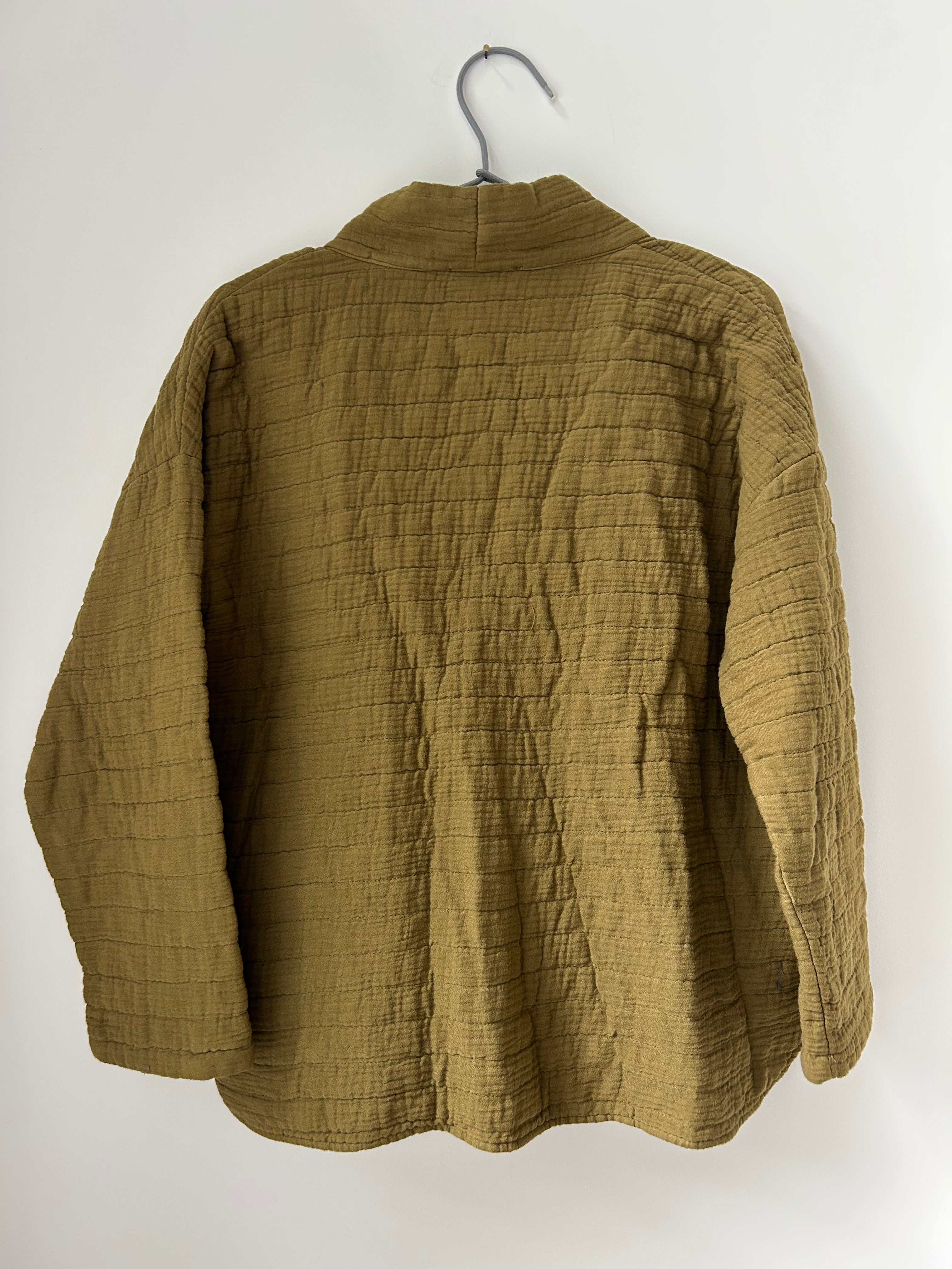Kimono-Jacke - ocker