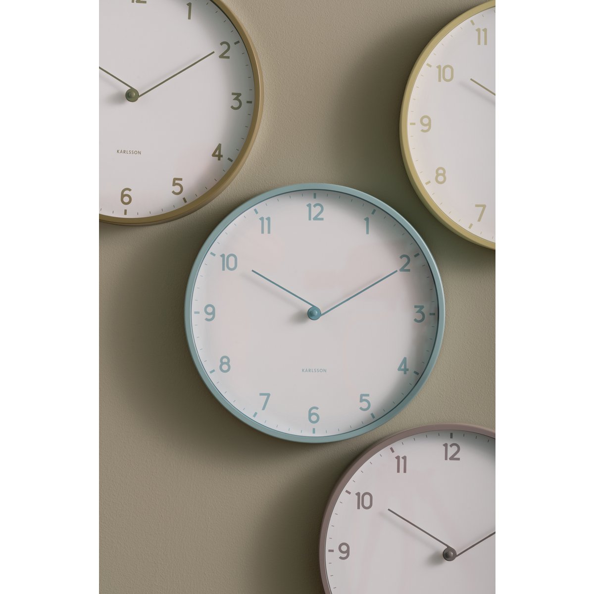 Wanduhr Sencillez - Grau