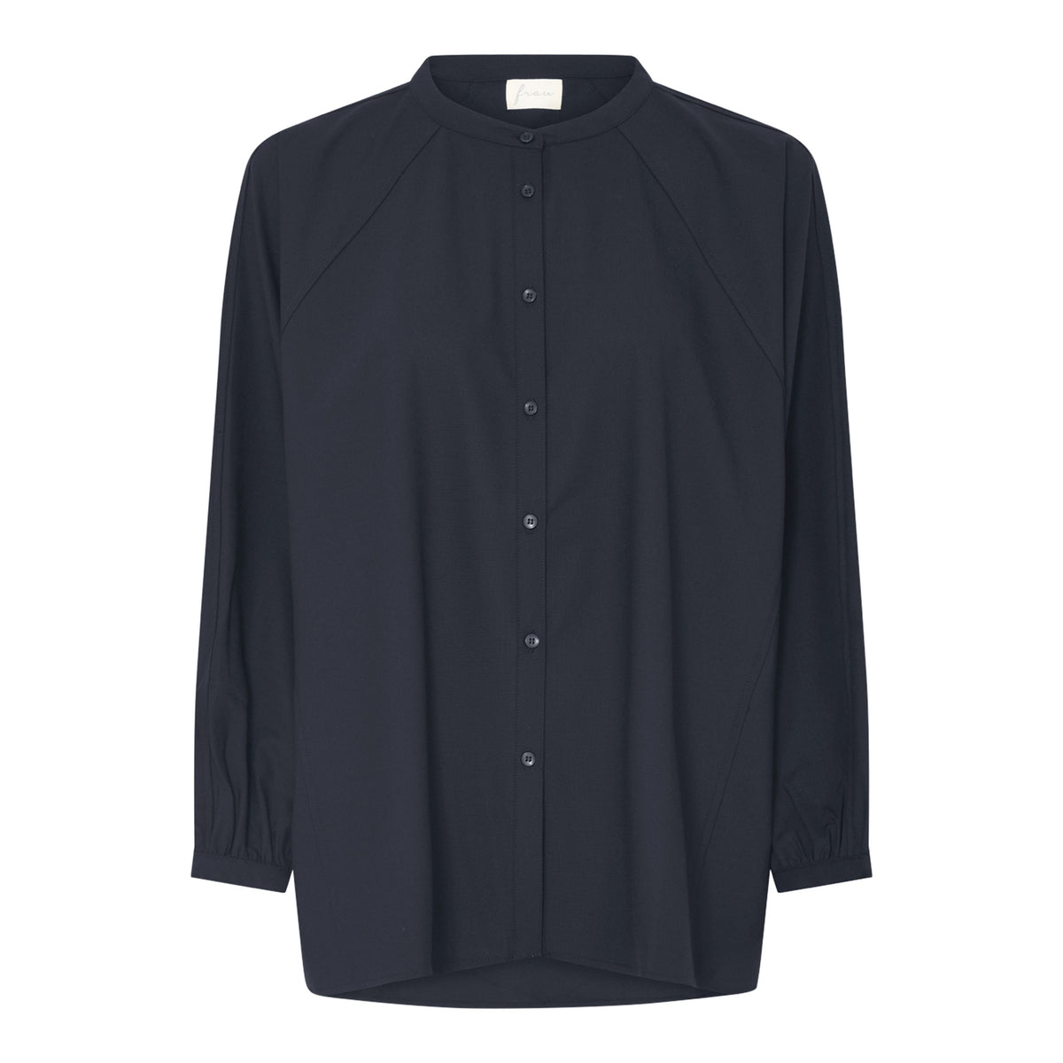 Bluse Tokyo Light Wool – Dark Navy / Marineblau