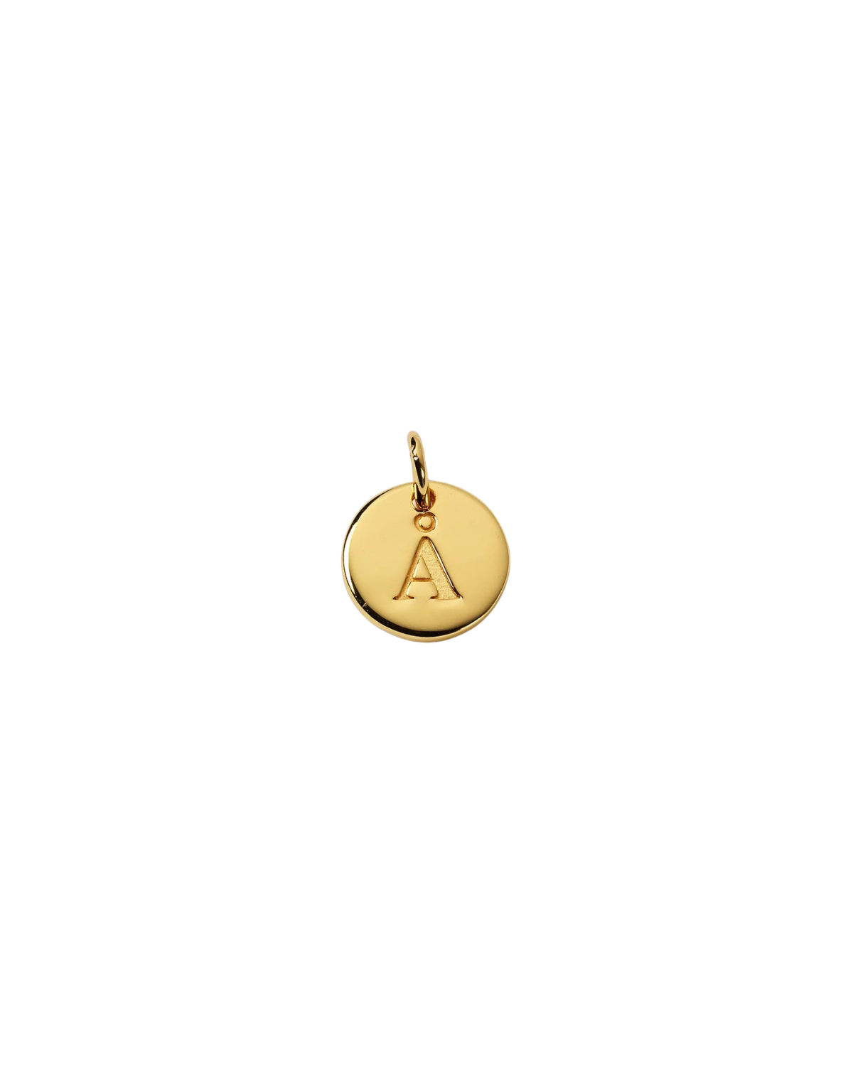 Anhänger Mini-Buchstabe - gold