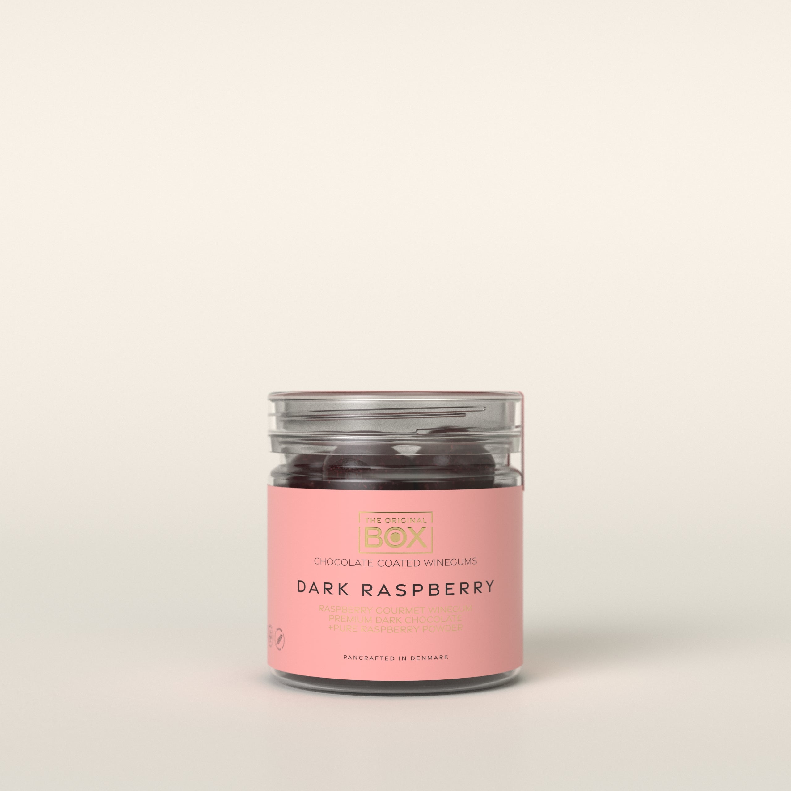 Fruchtgummi mit Schokolade – Dark Raspberry / Himbeere & Dunkle Schokolade 110 g