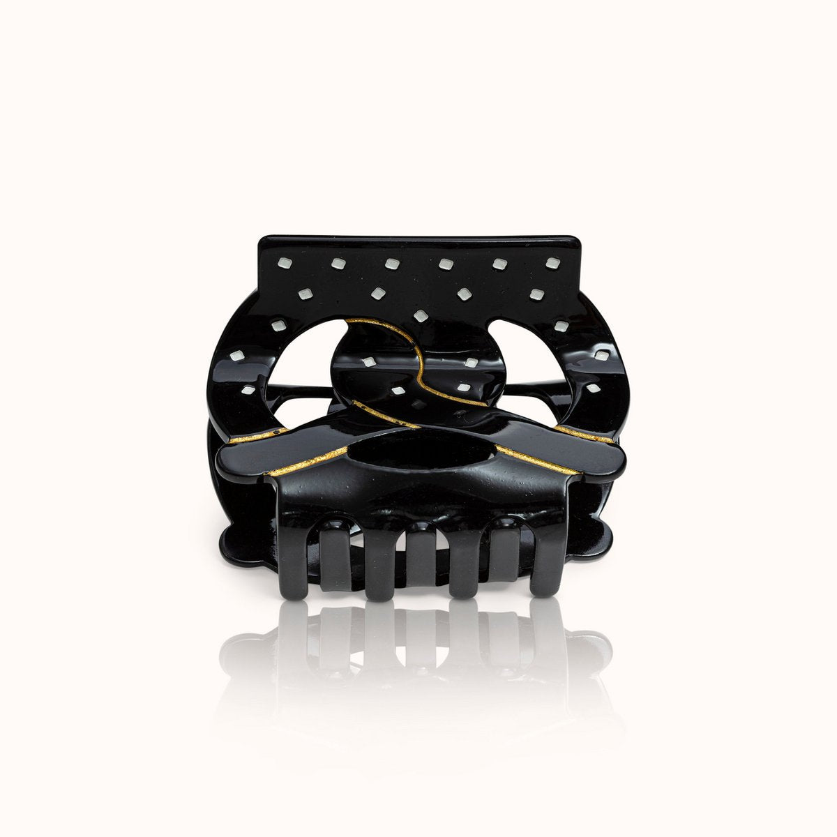 Haarklammer Brezel - Black Big