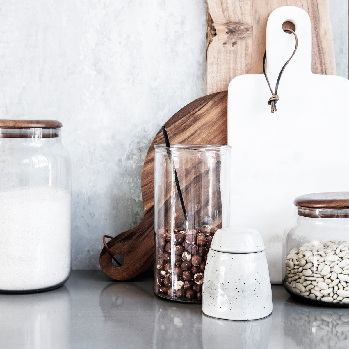 Zuckerdose mit Deckel Rustic