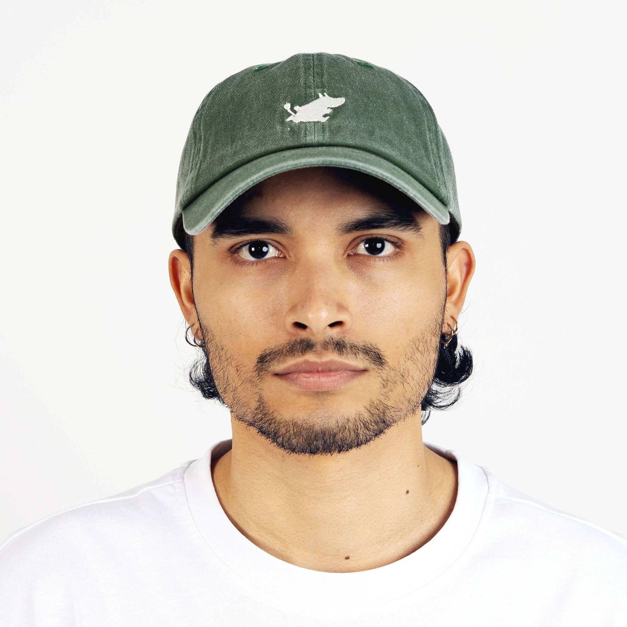 Gewaschene Denim-Cap - Moomin Classics Grün