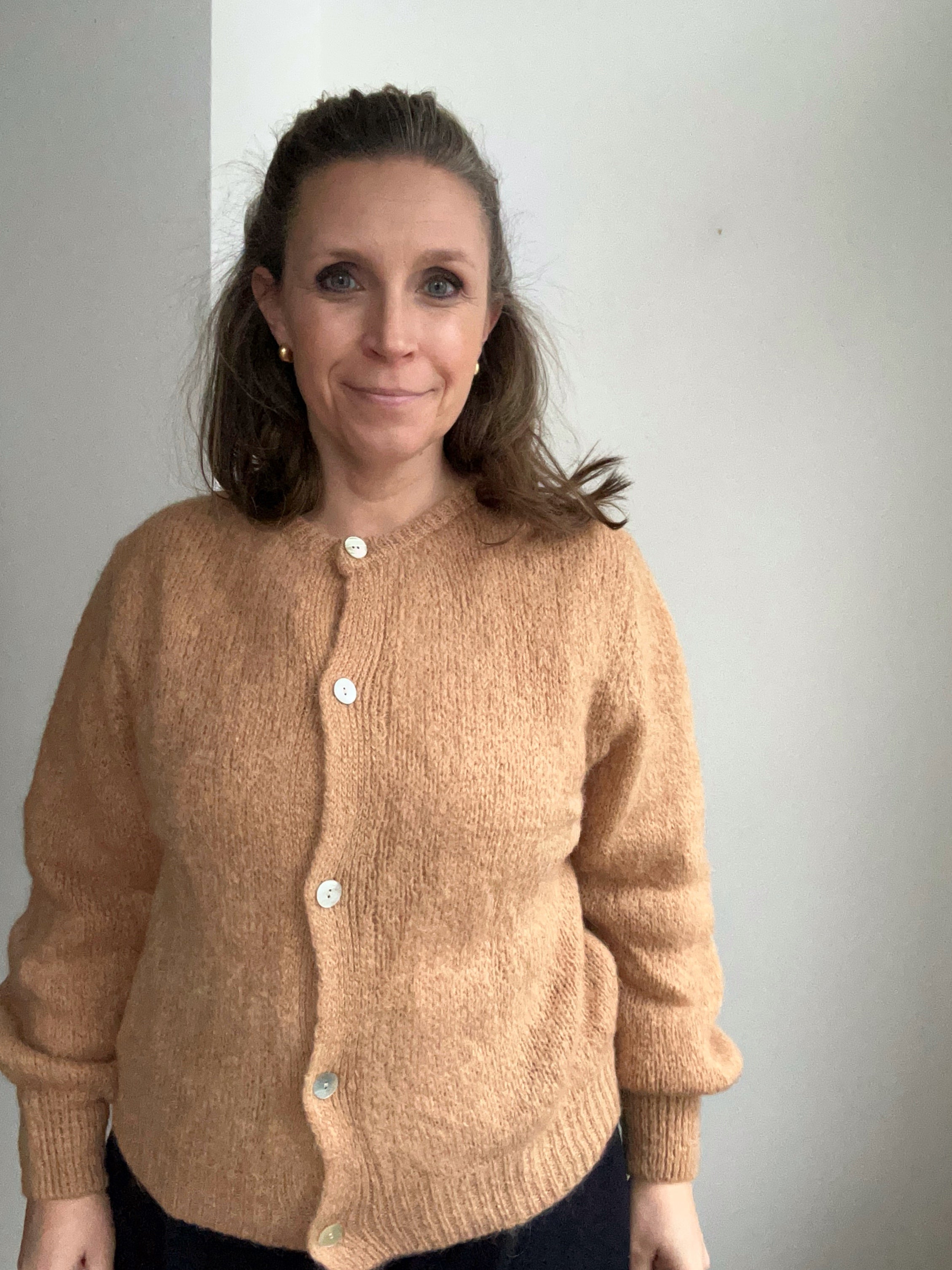 Strickjacke Cardigan - cappuccino