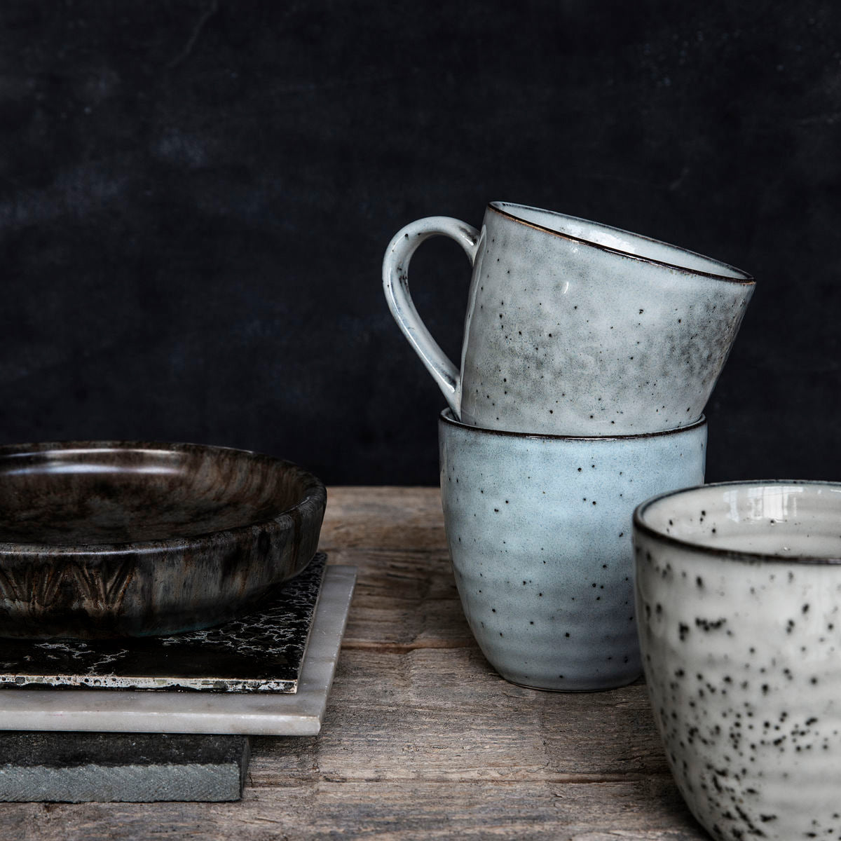 Tasse Rustic - Grau/Blau