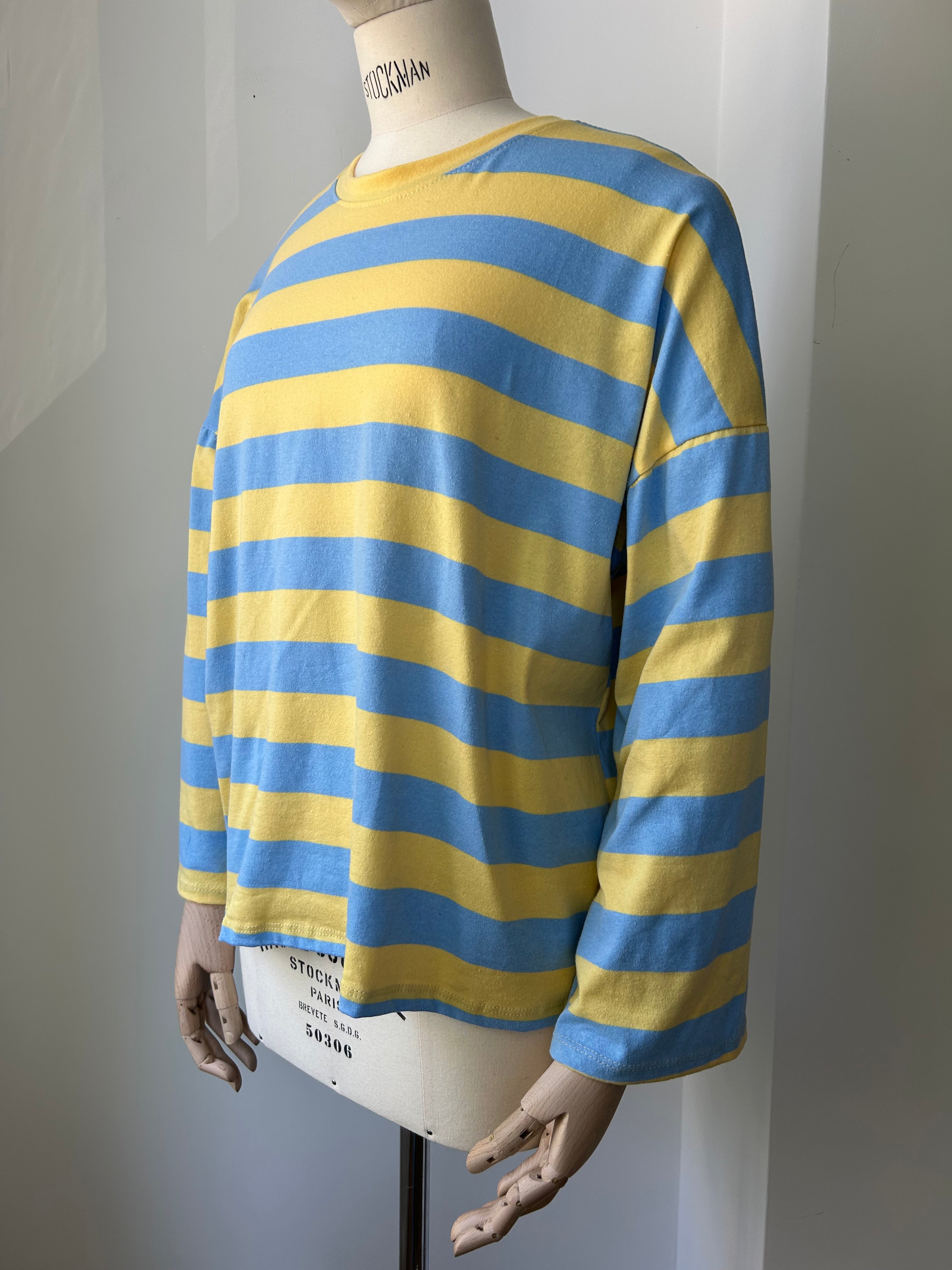Langarm-Tshirt in Bonbonfarben