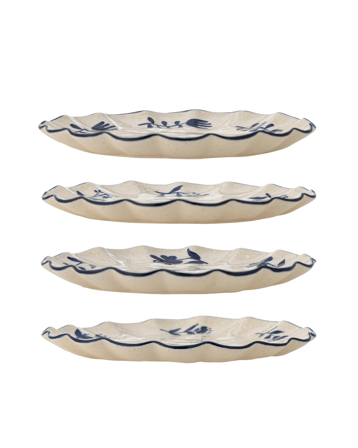 Teller Eimy – Blau (4er-Set)