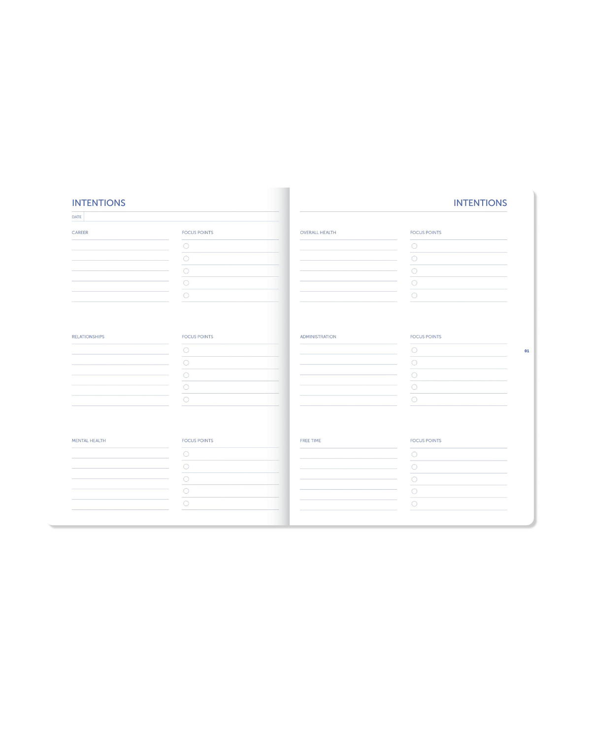 Intentions und Reflexions Journal