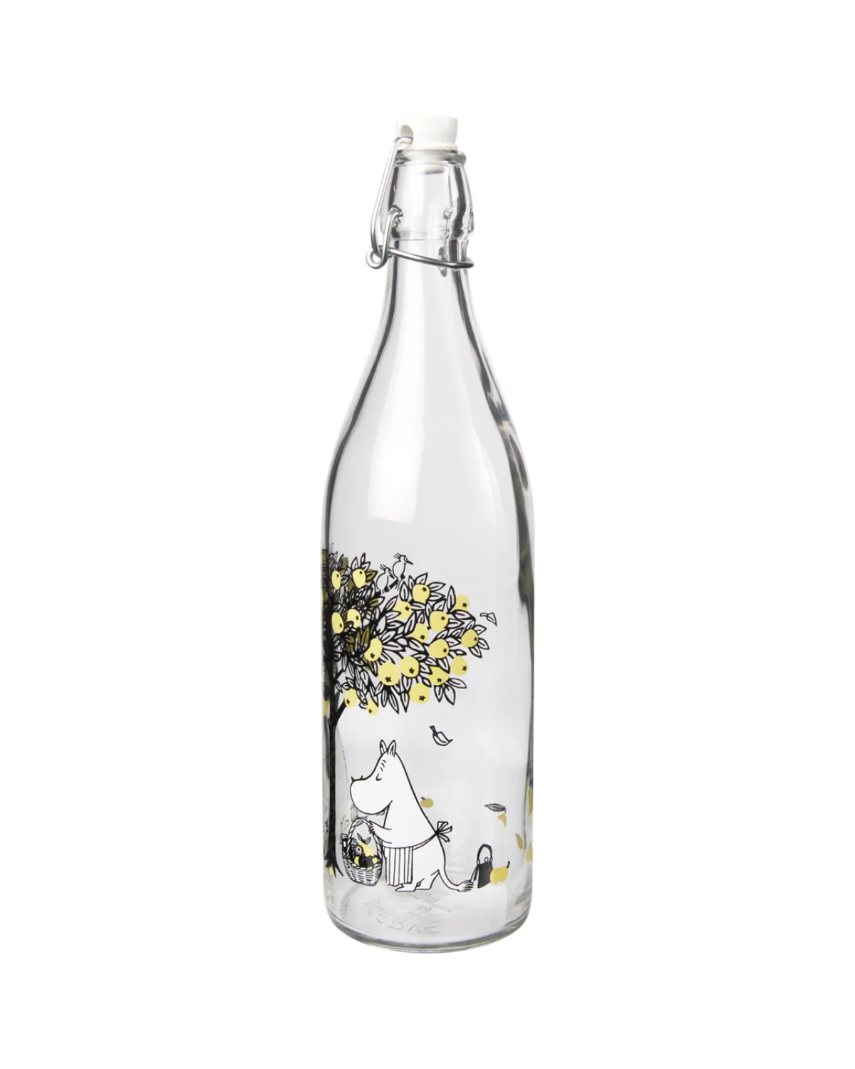 Mumin Glasflasche mit Bügelverschluss - Omenat 1 Liter
