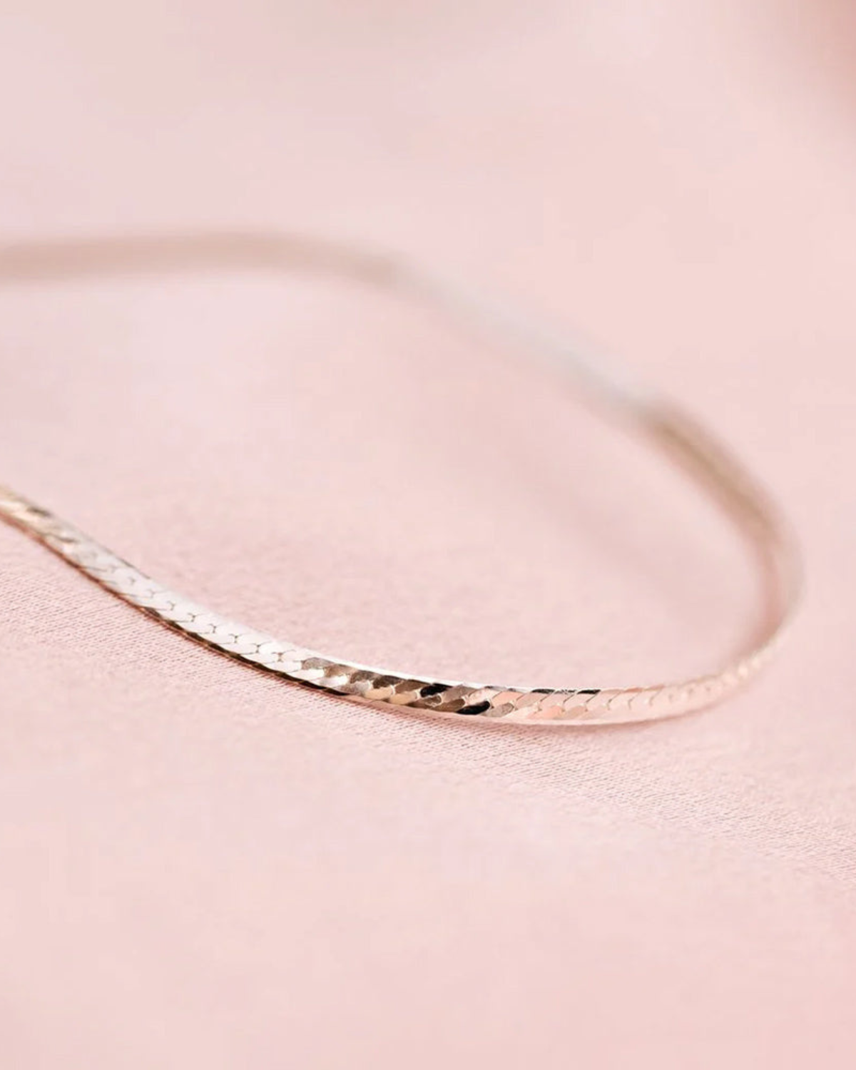 Armband Herringbone - silber Gr. M/L