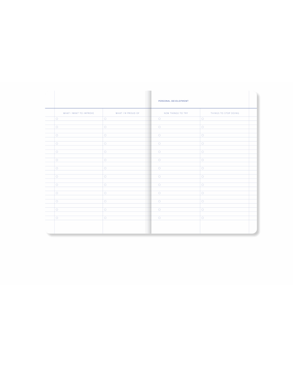 My Journal 18-Monats-Kalender 2026–2027 - Grüne Streifen