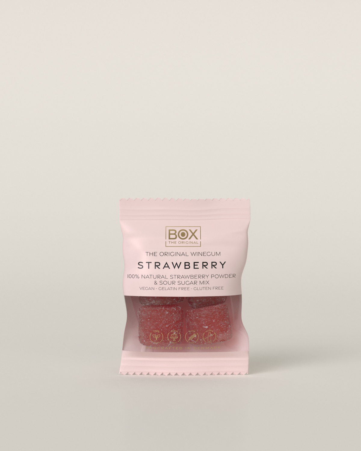 FLOW PACK Fruchtgummi - Strawberry/Erdbeere