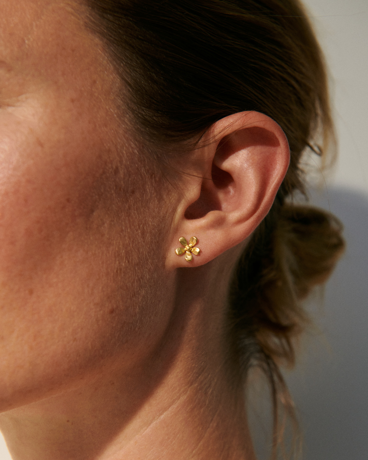 Ohrstecker Wild Poppy - gold