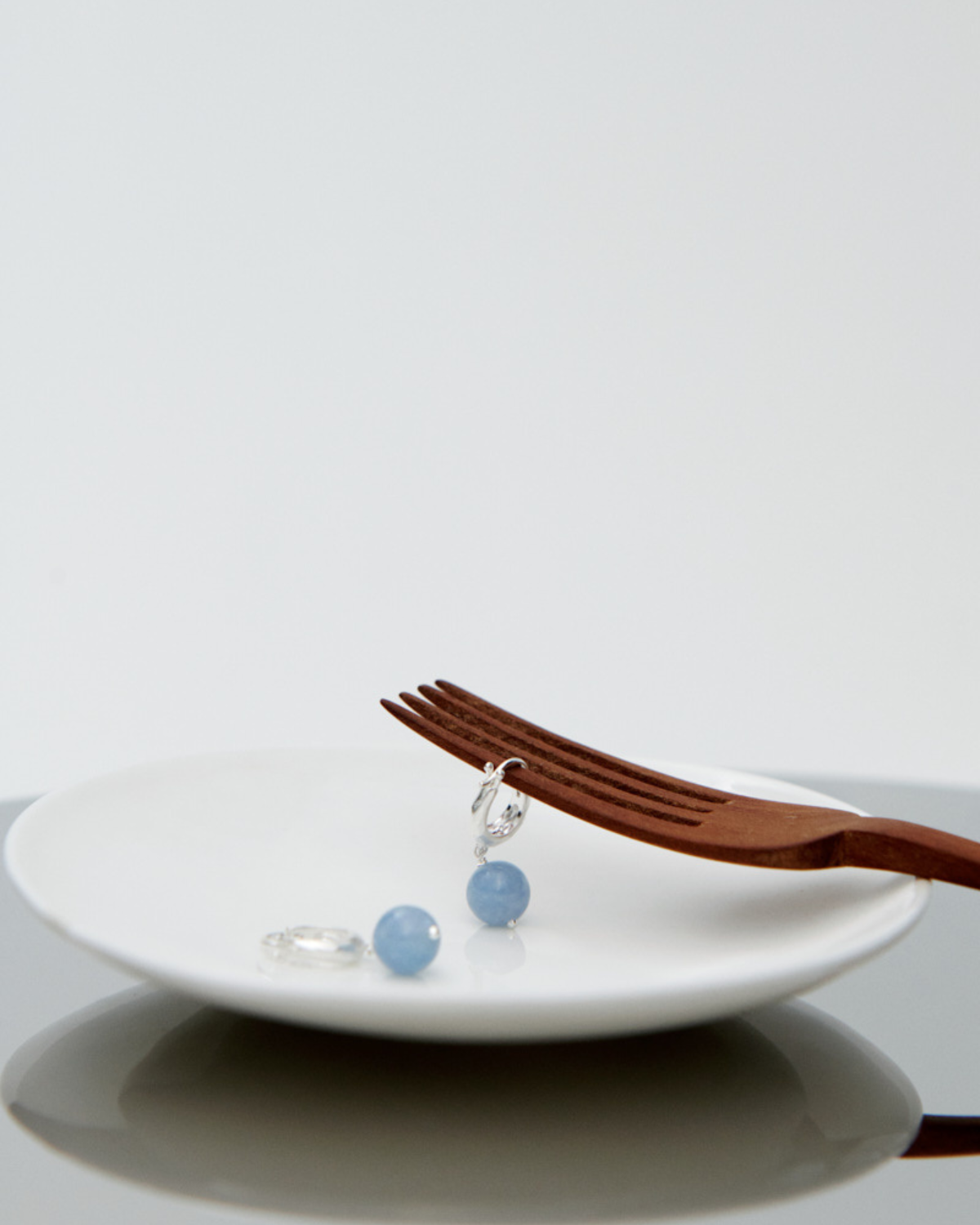Ohrringe Blue Sky - silber