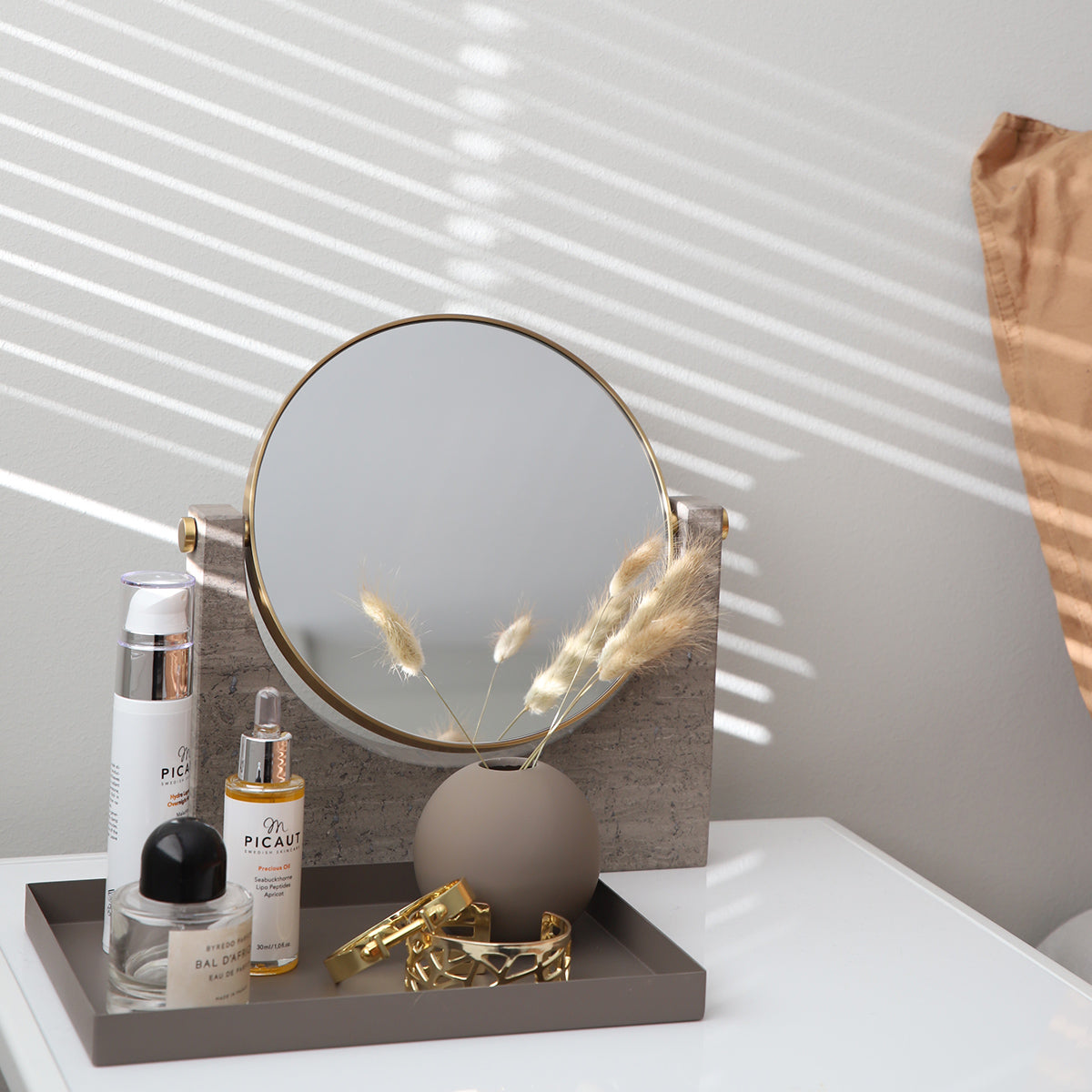 Vase aus Keramik - rund mud 10 cm