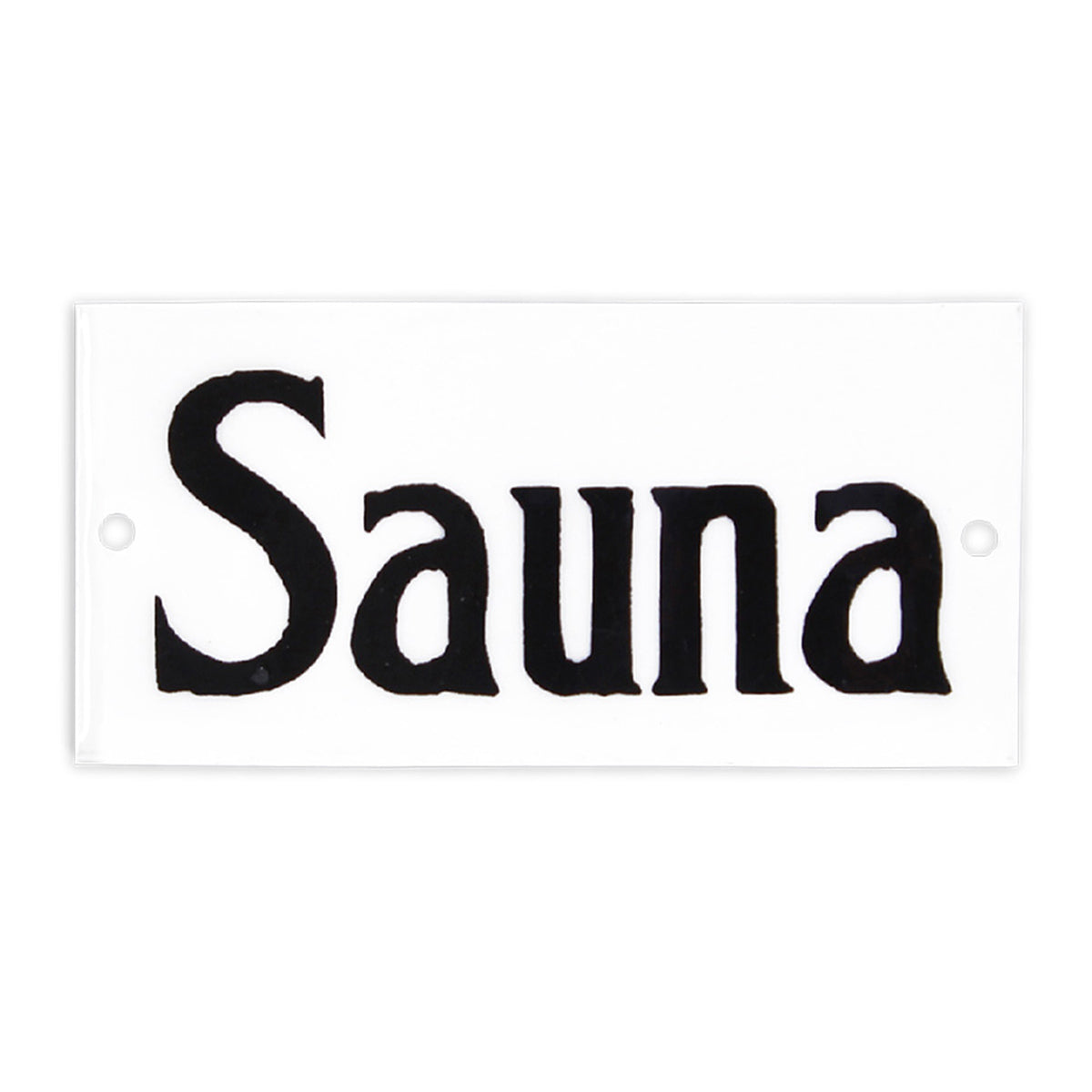 Emaille Schild - Sauna