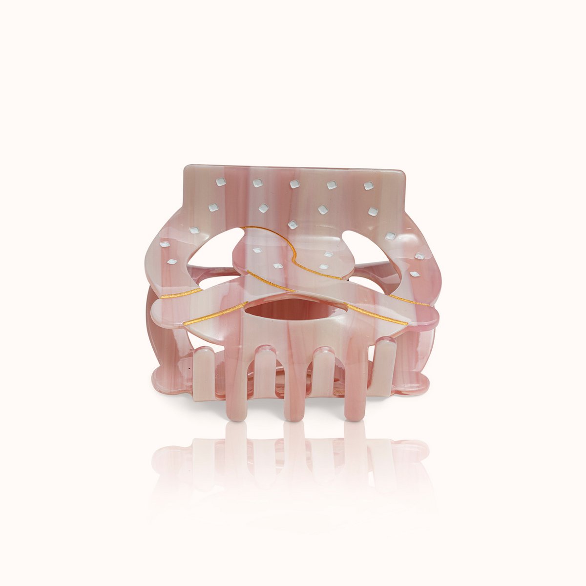 Haarklammer Brezel - Rose Big