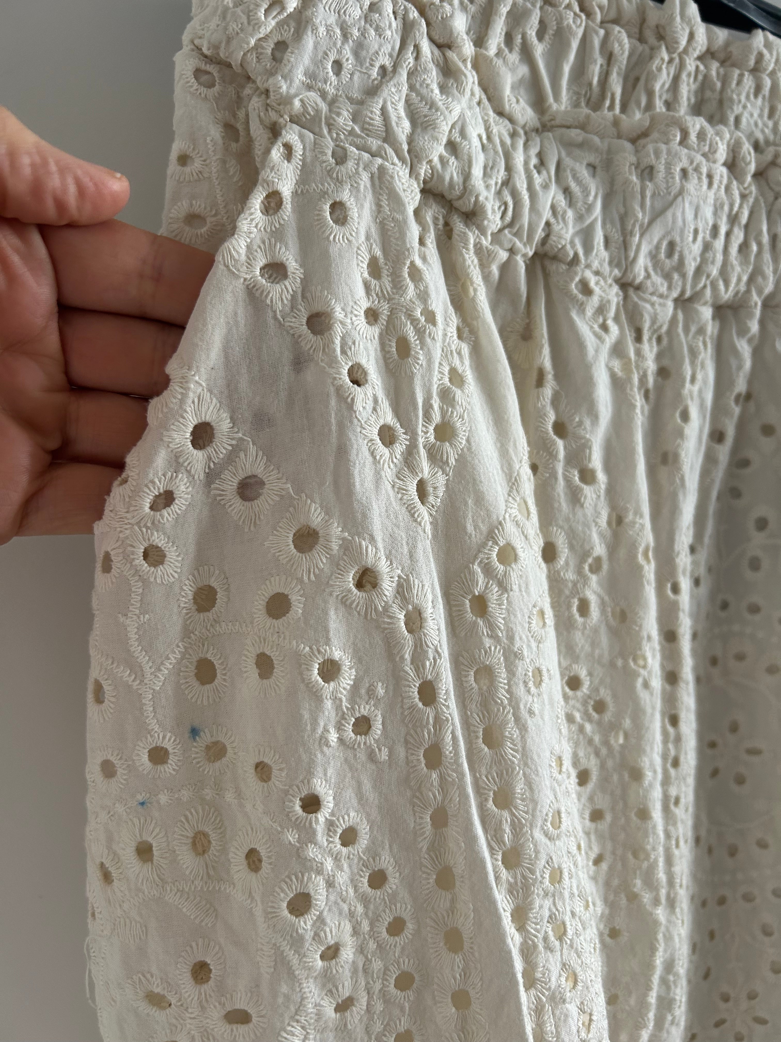 Rock Broderie Spitze - creme